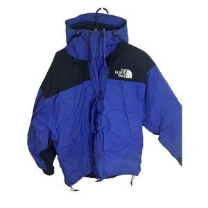 VTG The North Face Men's Medium Blue Snow Coat Gore-Tex Goose PTFE Down